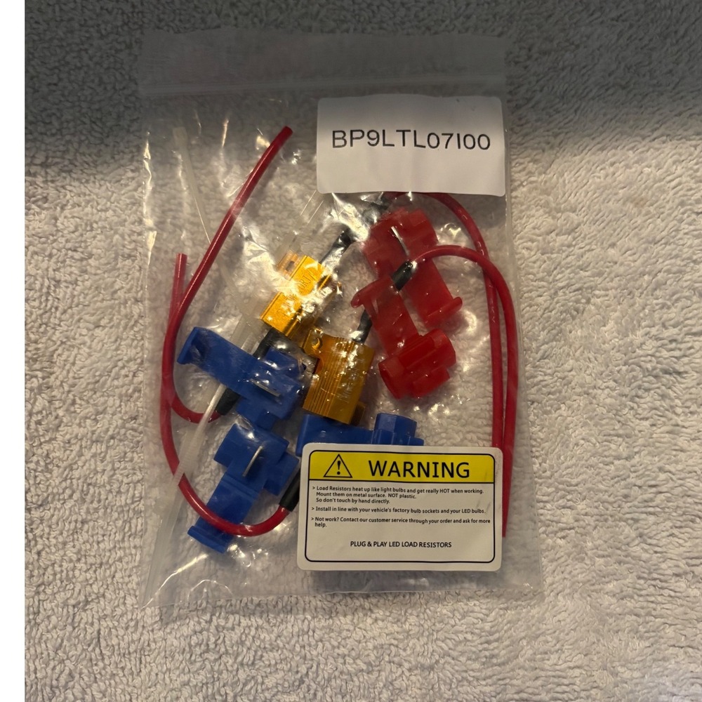 LED Load Resistor Kit BP9LTL07I00 Fix Hyper Flash Error Code Universal 12V